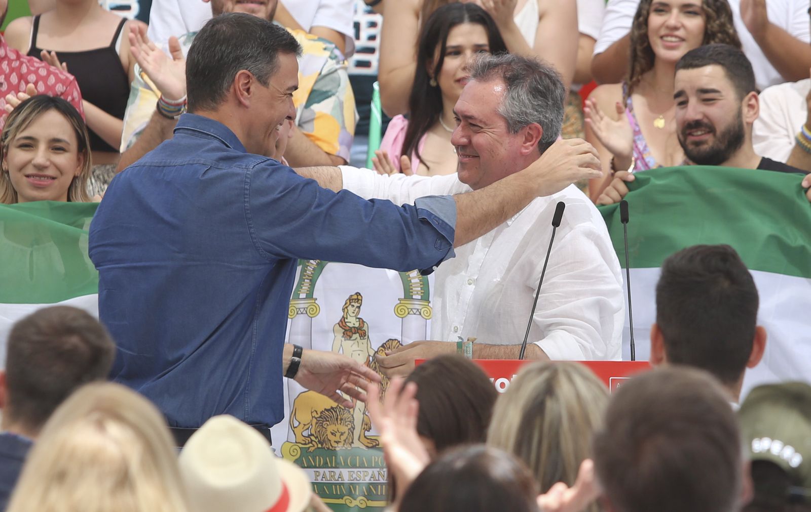 El acto del PSOE de este sábado en Cártama, en fotos