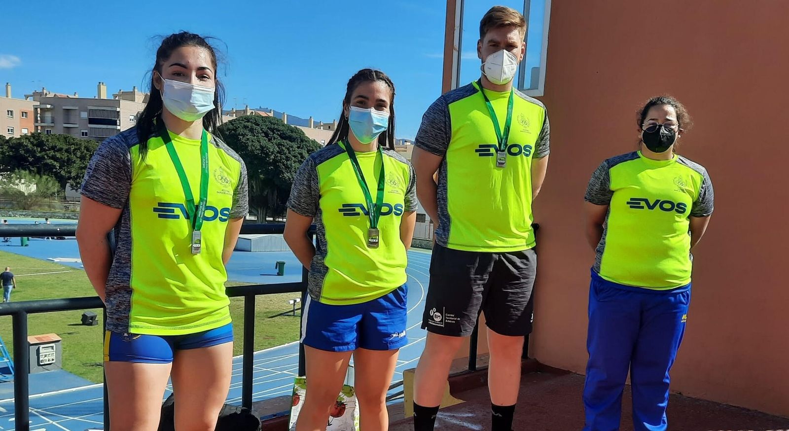 Atletas del Bahía de Algeciras en Motril.