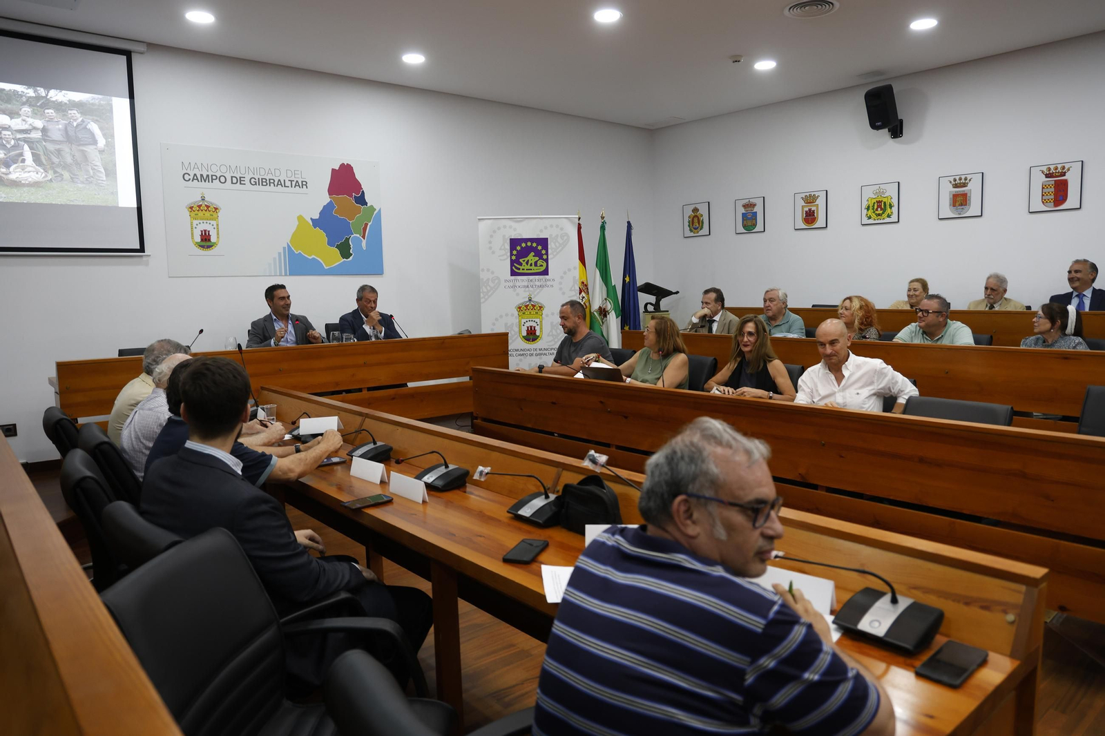 Fotos del consejo del Instituto de Estudios del Campo de Gibraltar