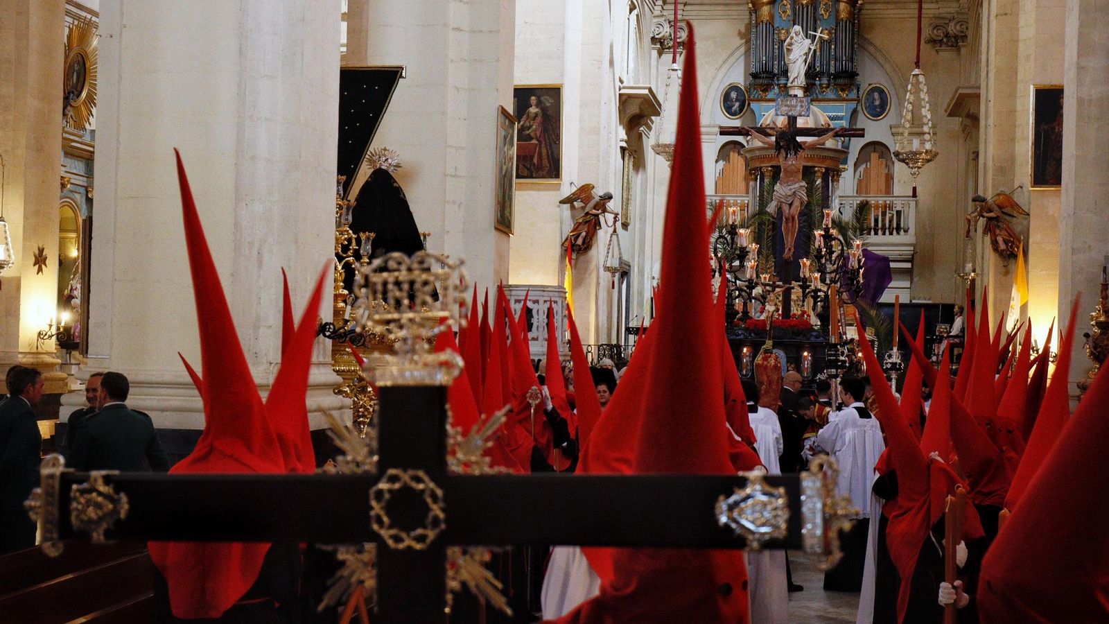 Interior de la Iglesia de San Juan Bautista.