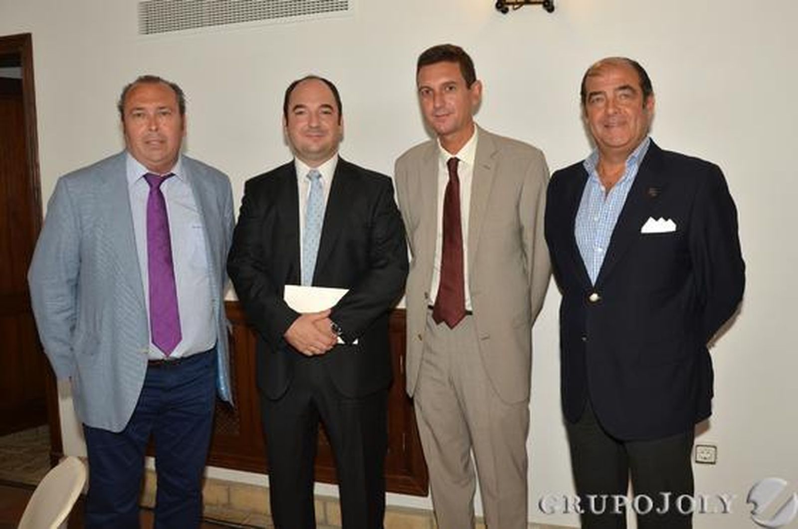 Benjamín Sánchez, Alberto Acero, Miguel Berraquero y Pedro Galisteo.

Foto: Aranda / Pascual