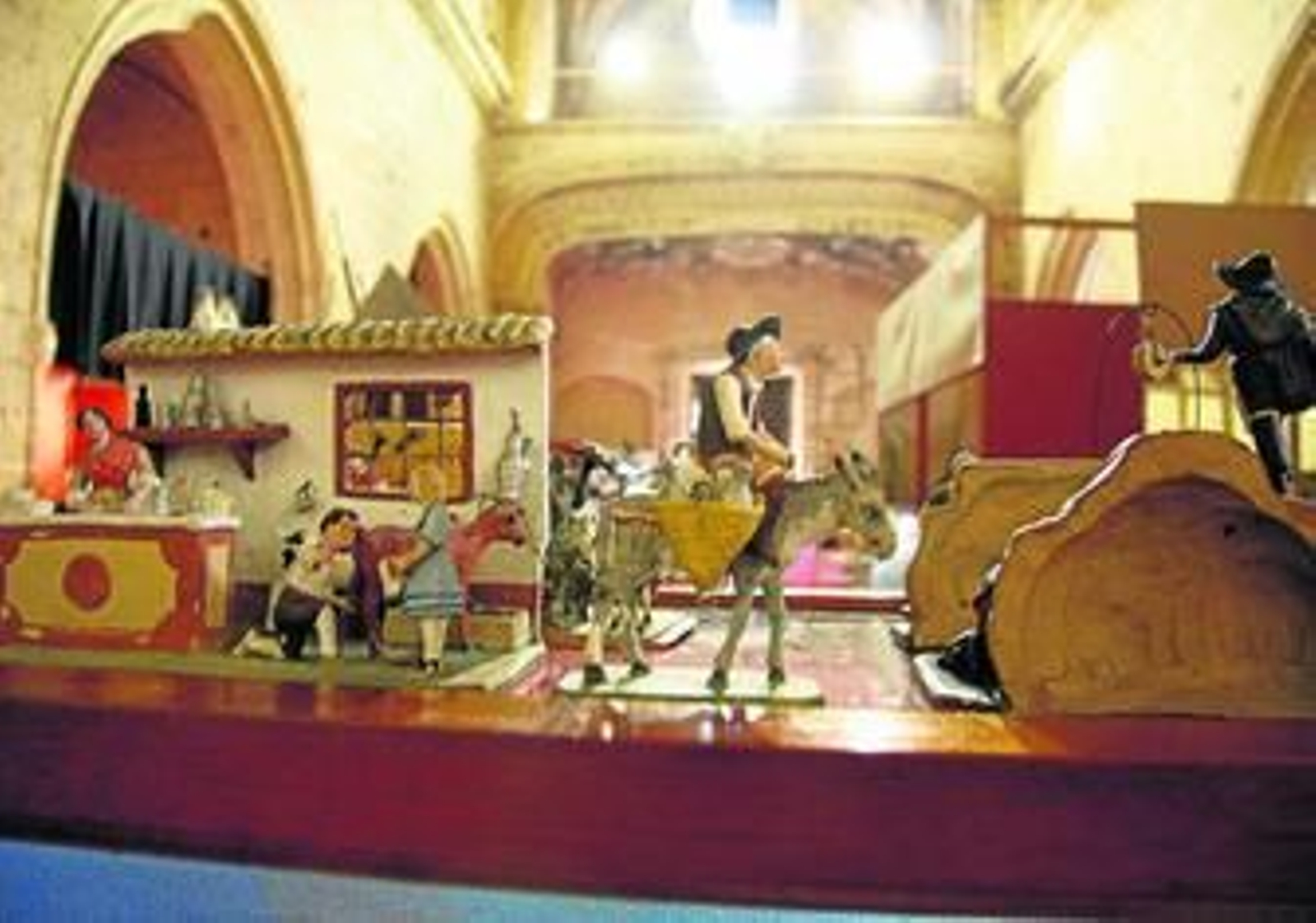 Algunas de las figuras que se podrán ver a partir de esta noche en el Monasterio de la Victoria.