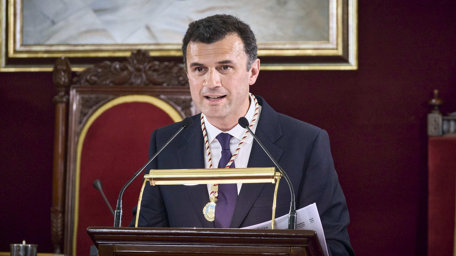 Pleno de  investidura de Bruno García.