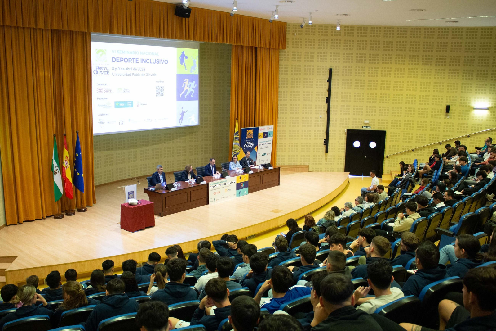 Presentación del Seminario en una sala de la Pablo de Olavide