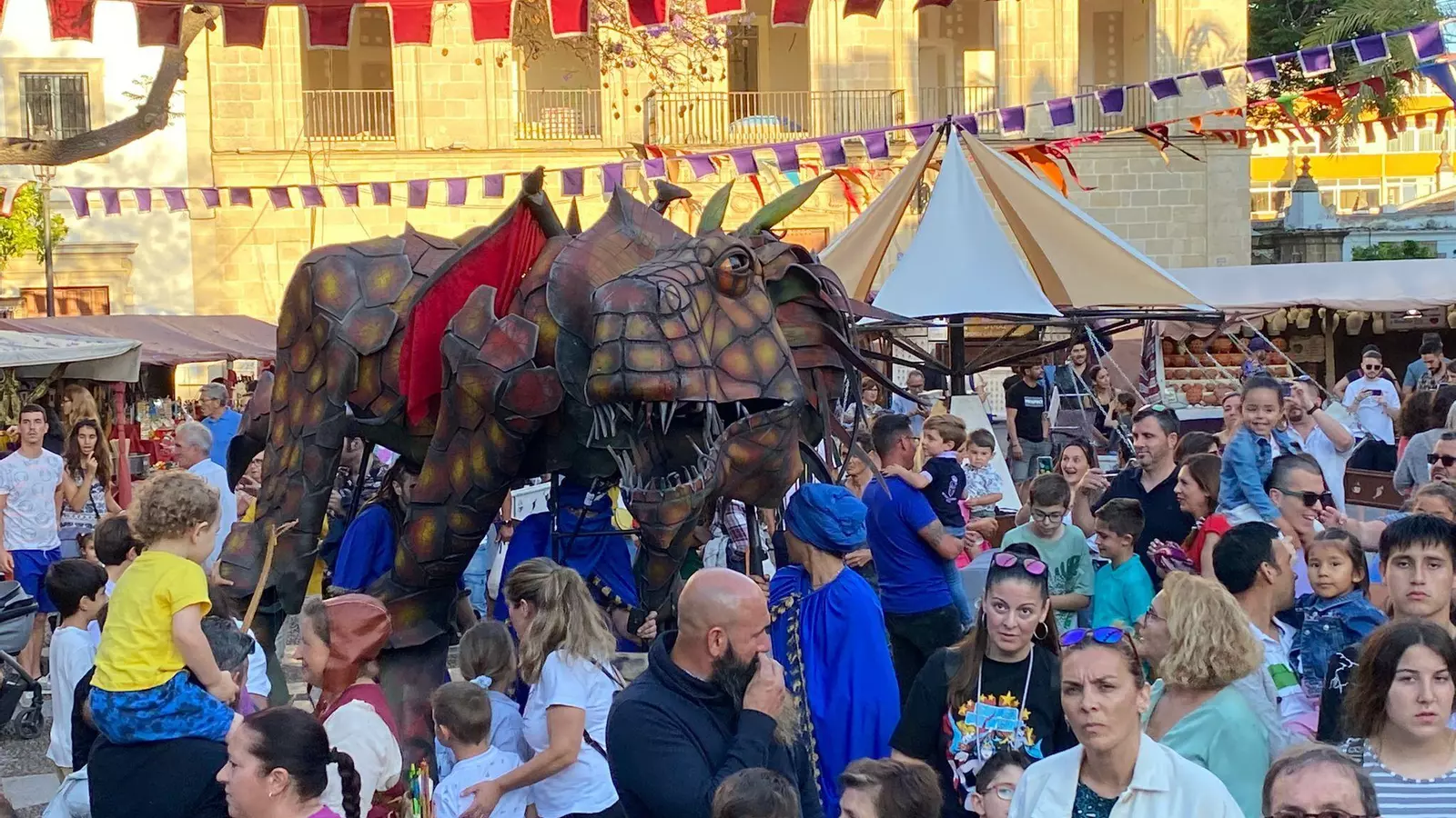 Imagen de archivo de uno de los momentos del mercado medieval en El Puerto