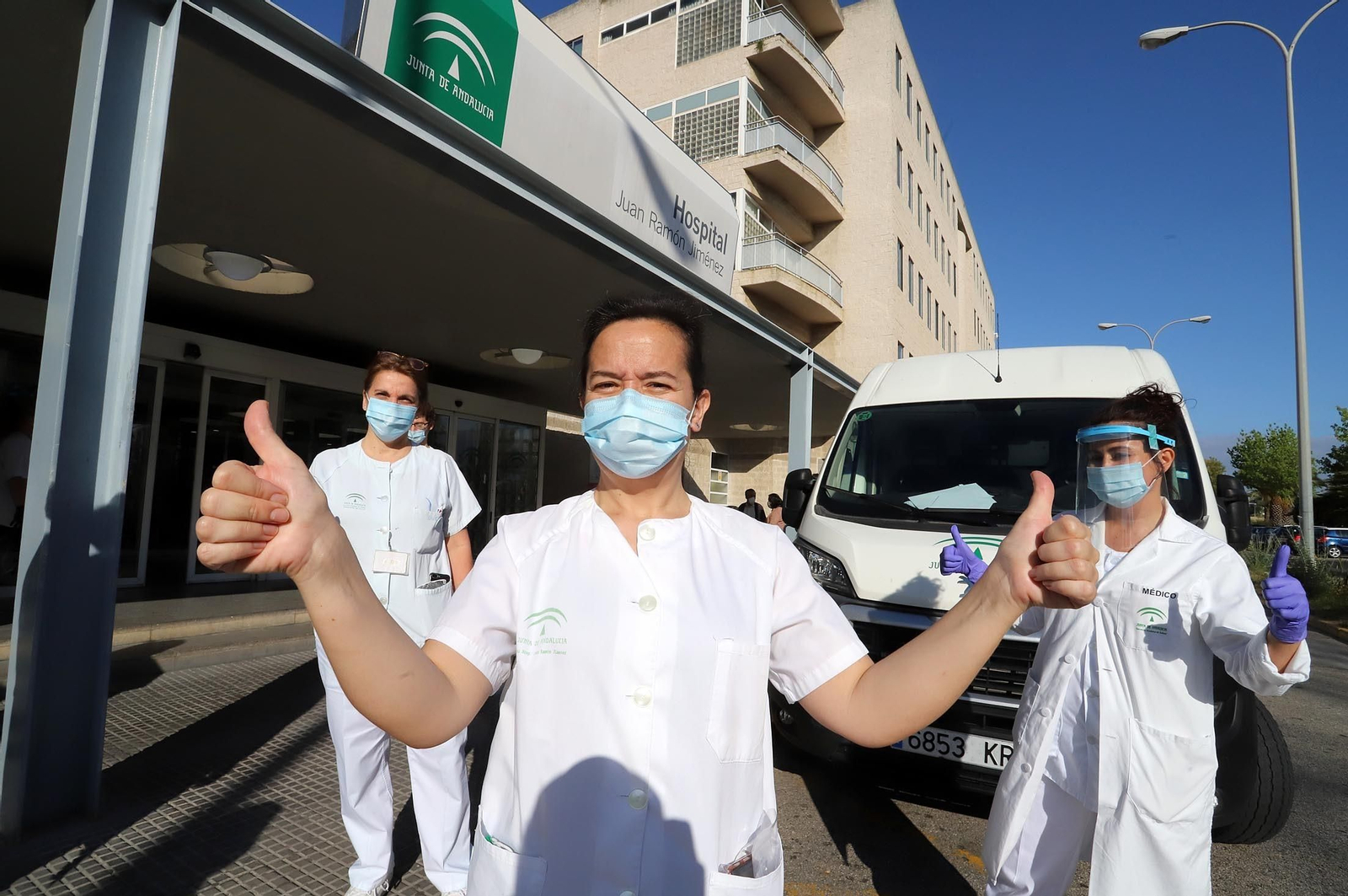 Imágenes de la unidad de Oncología del Hospital Juan Ramón Jiménez