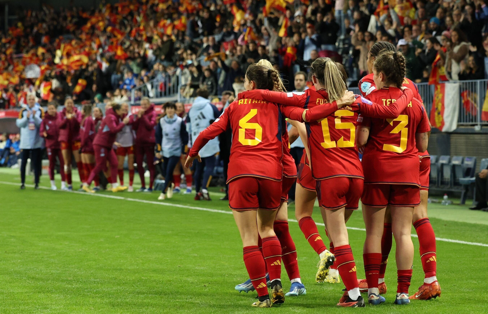 España-Suecia, en fotos