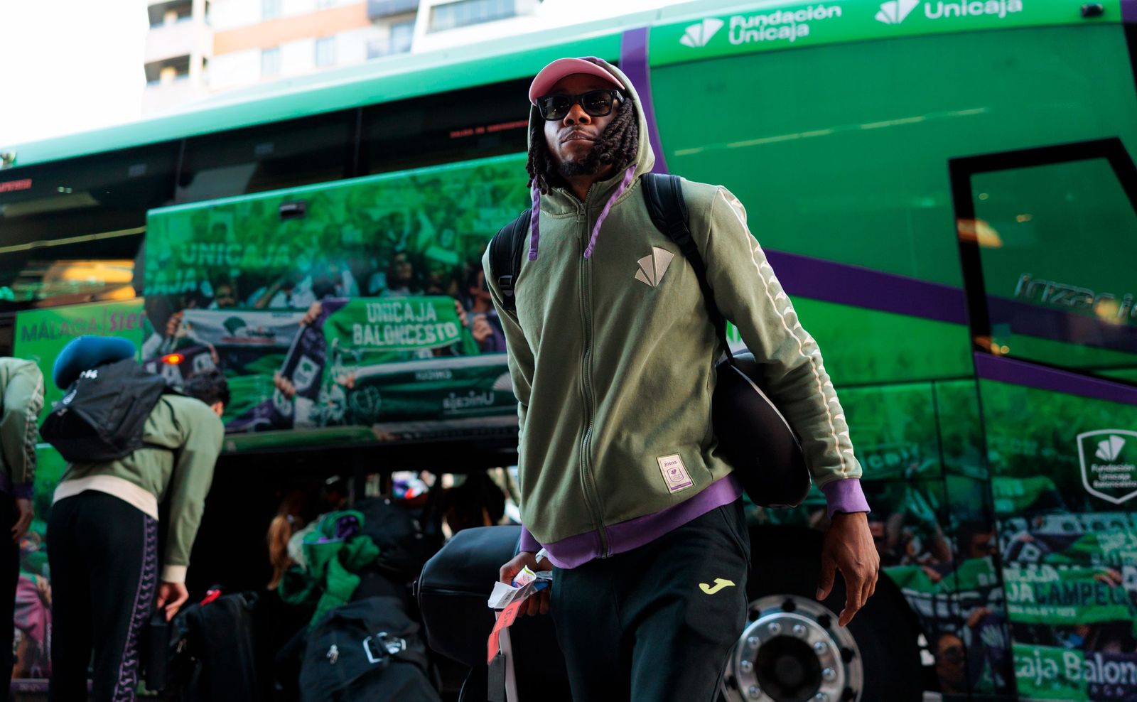 El Unicaja ya está en Valencia para la Copa del Rey tras un pesado viaje