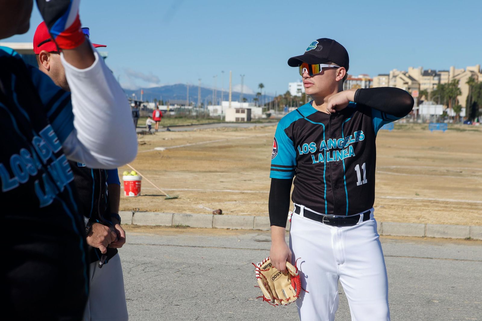 Las fotos del equipo de béisbol Los Ángeles de La Línea