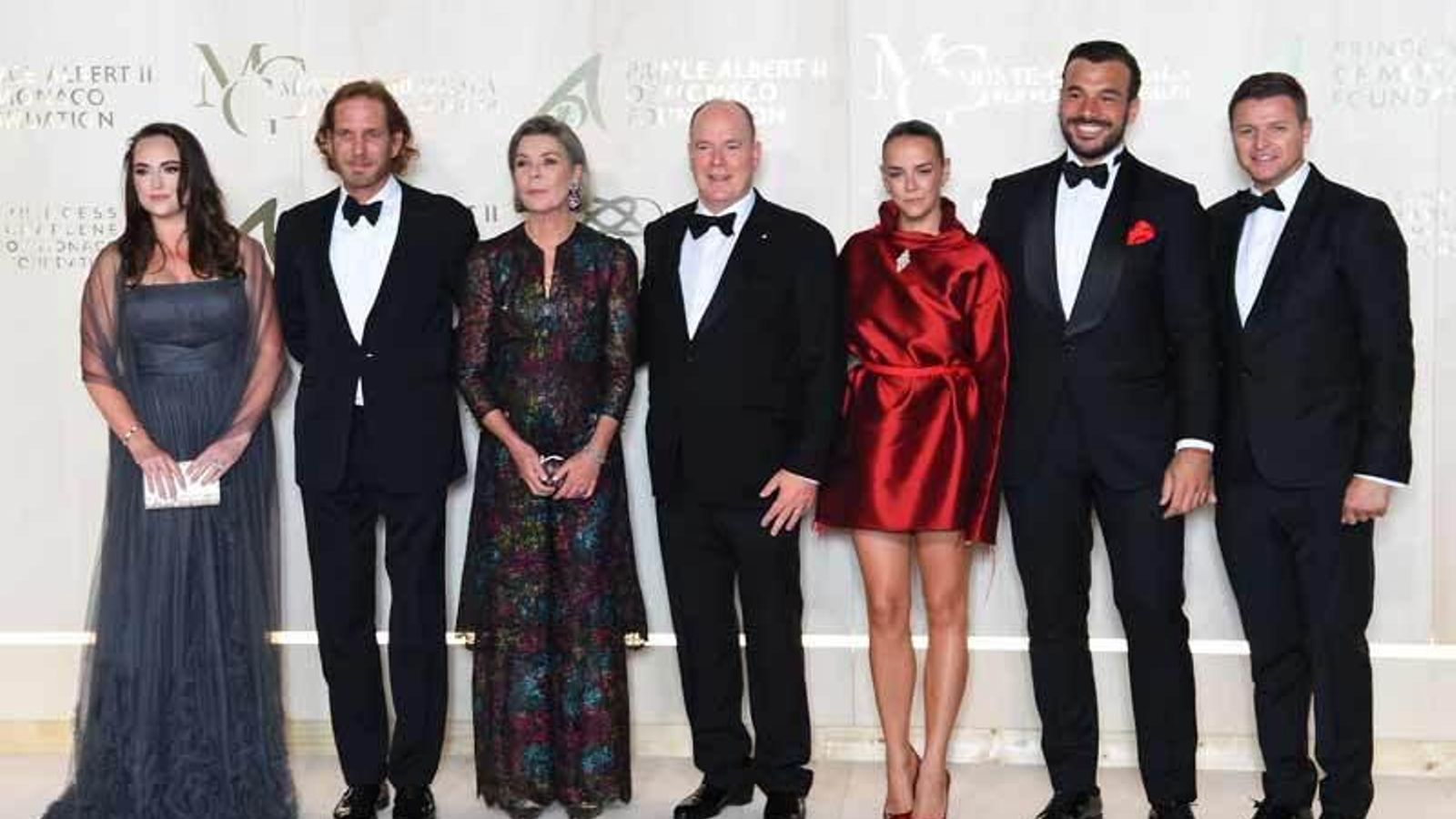 Los hermanos Wittstock acompañan a los Grimaldi y a Alberto II en el Día Nacional de Mónaco.