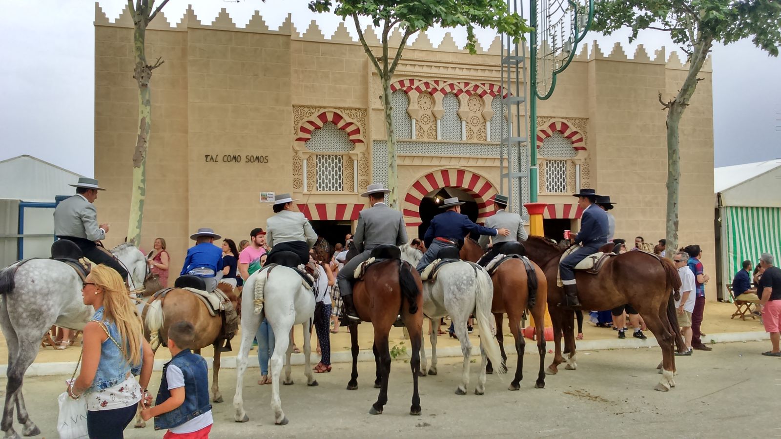 Caballos en la Feria de Puerto Real, en una imagen de archivo