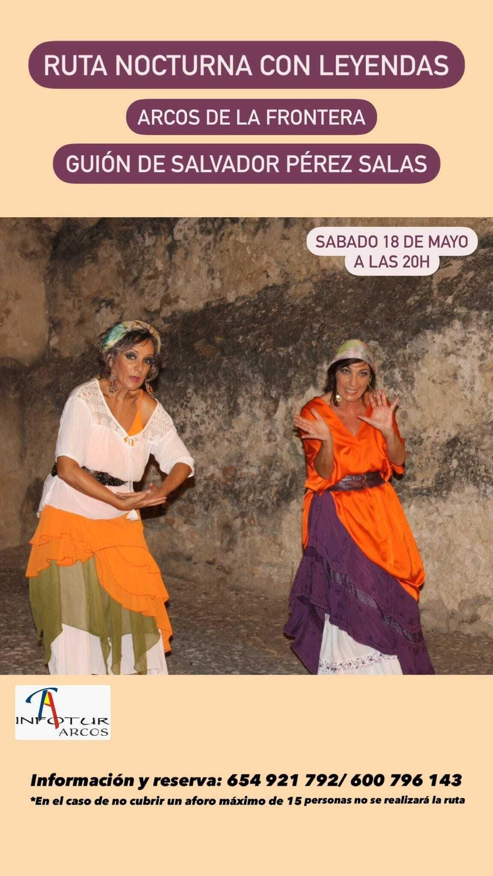 Cartel de la Ruta Nocturna con Leyenda.