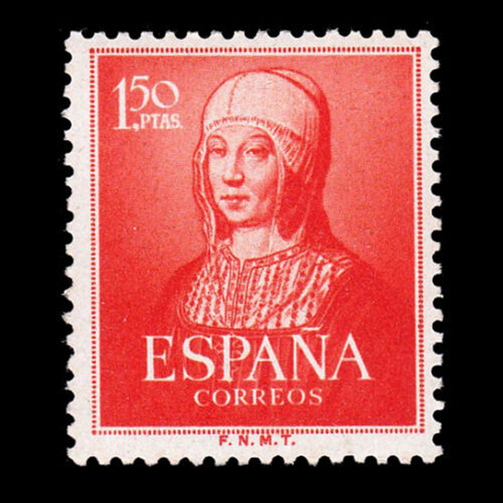 Un sello con la efigie de Isabel la Católica