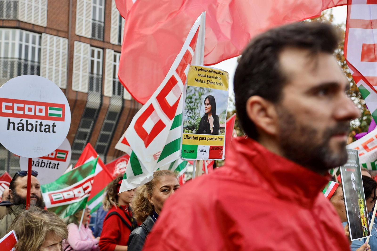 La manifestación del 1 de mayo en Málaga, en fotos