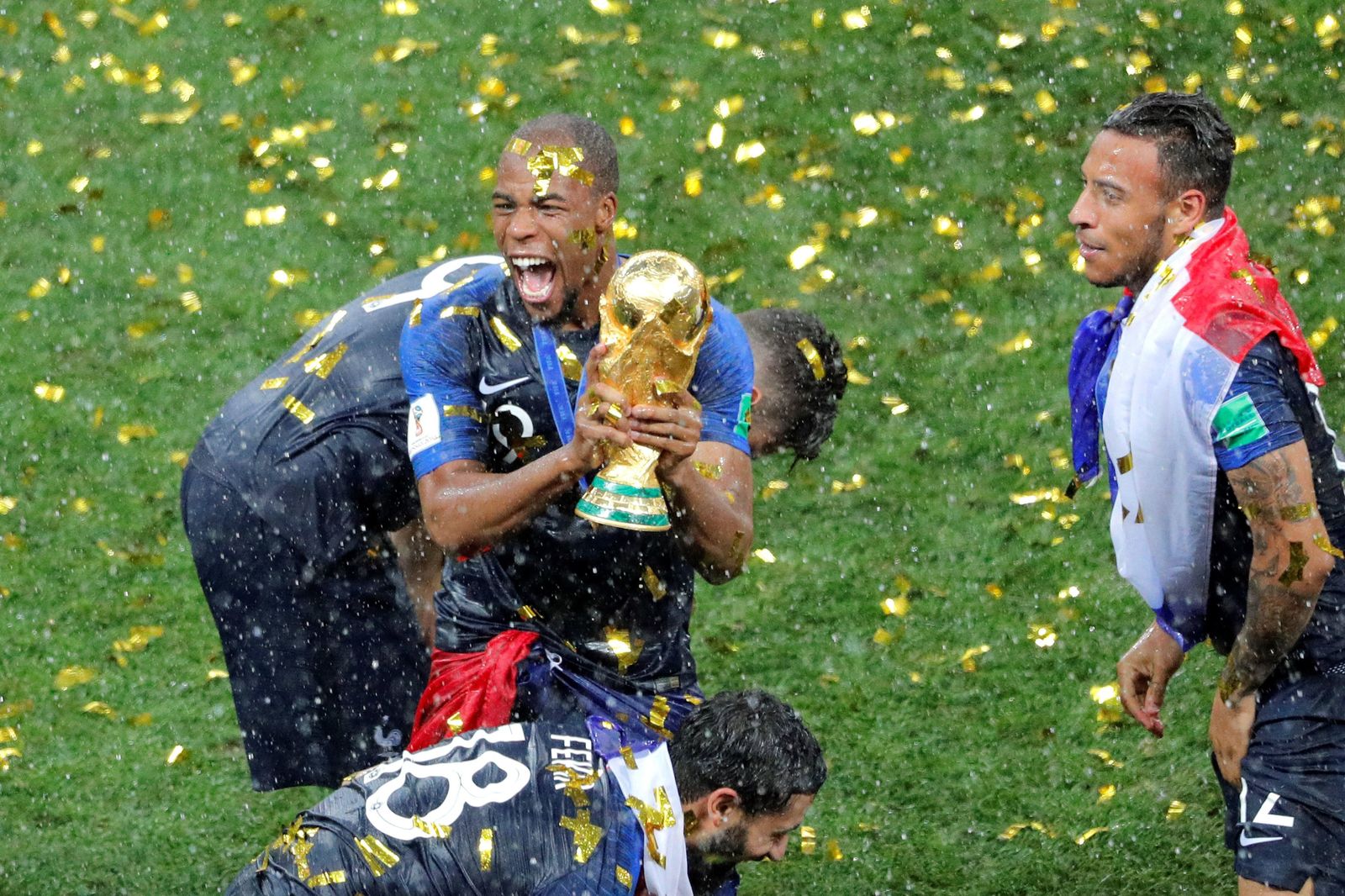 El Francia-Croacia de la final del Mundial de Rusia, en imágenes