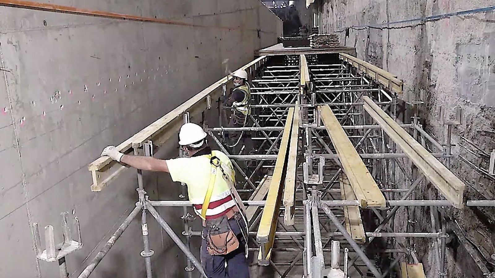 Avances en los trabajos del suburbano.