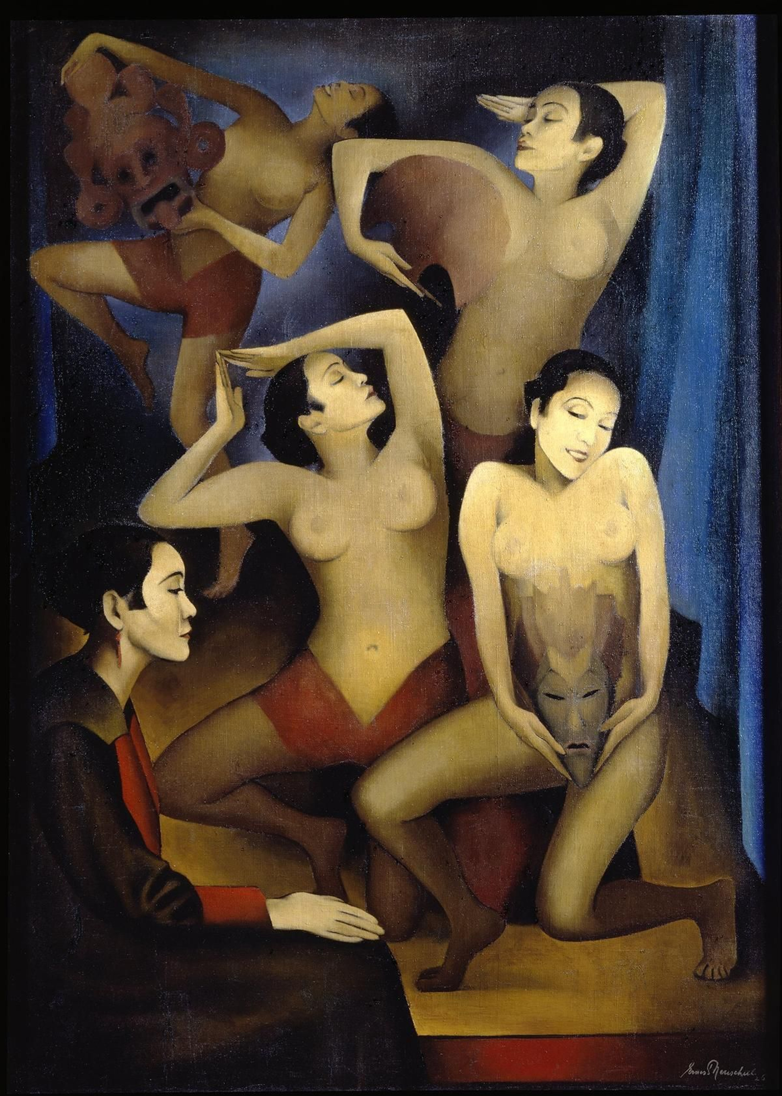 'Takka-Takka baila' (1926) lienzo de Ernest Neuschul.