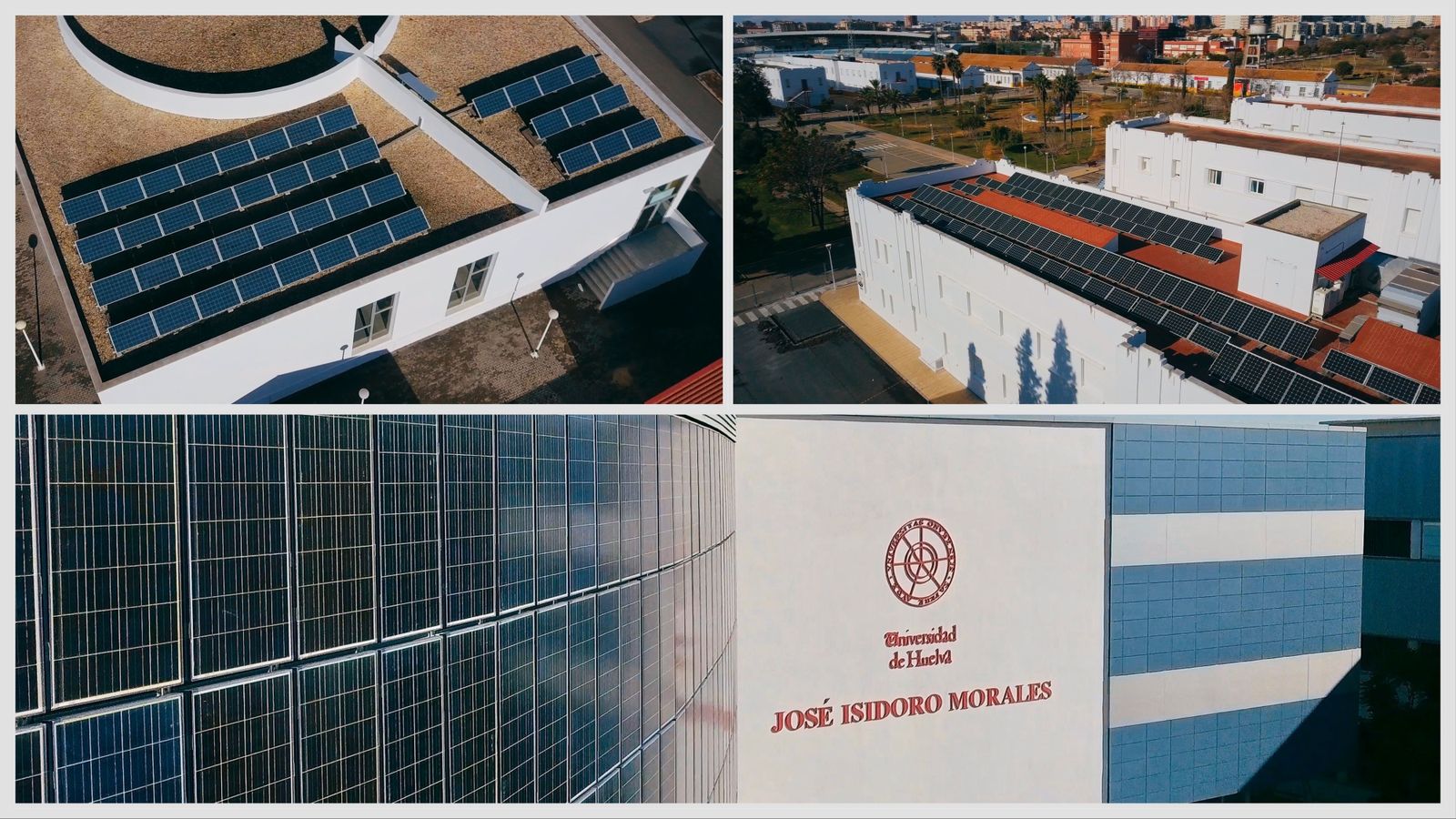 Así quedará el Campus del Carmen de la Universidad de Huelva tras la instalación de las placas solares