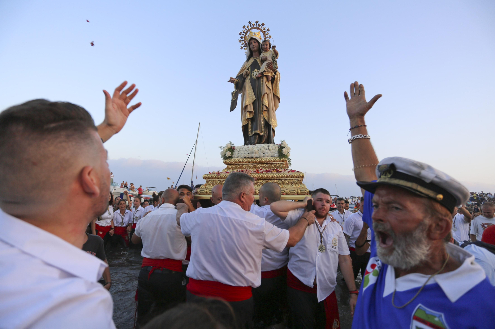 Las fotos de las procesiones de la Virgen del Carmen en Málaga
