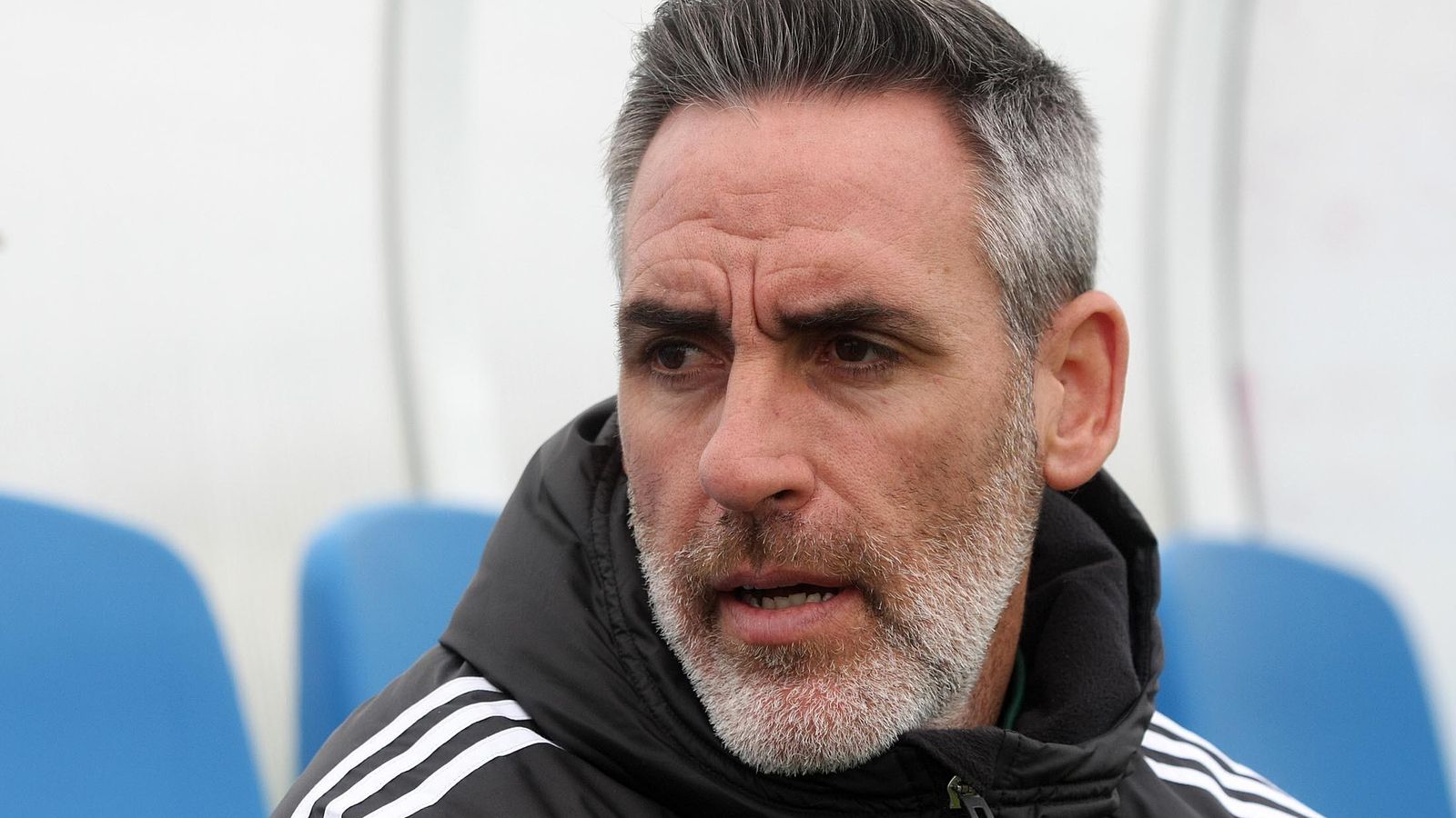 El entrenador del Recreativo de Huelva, Abel Gómez.