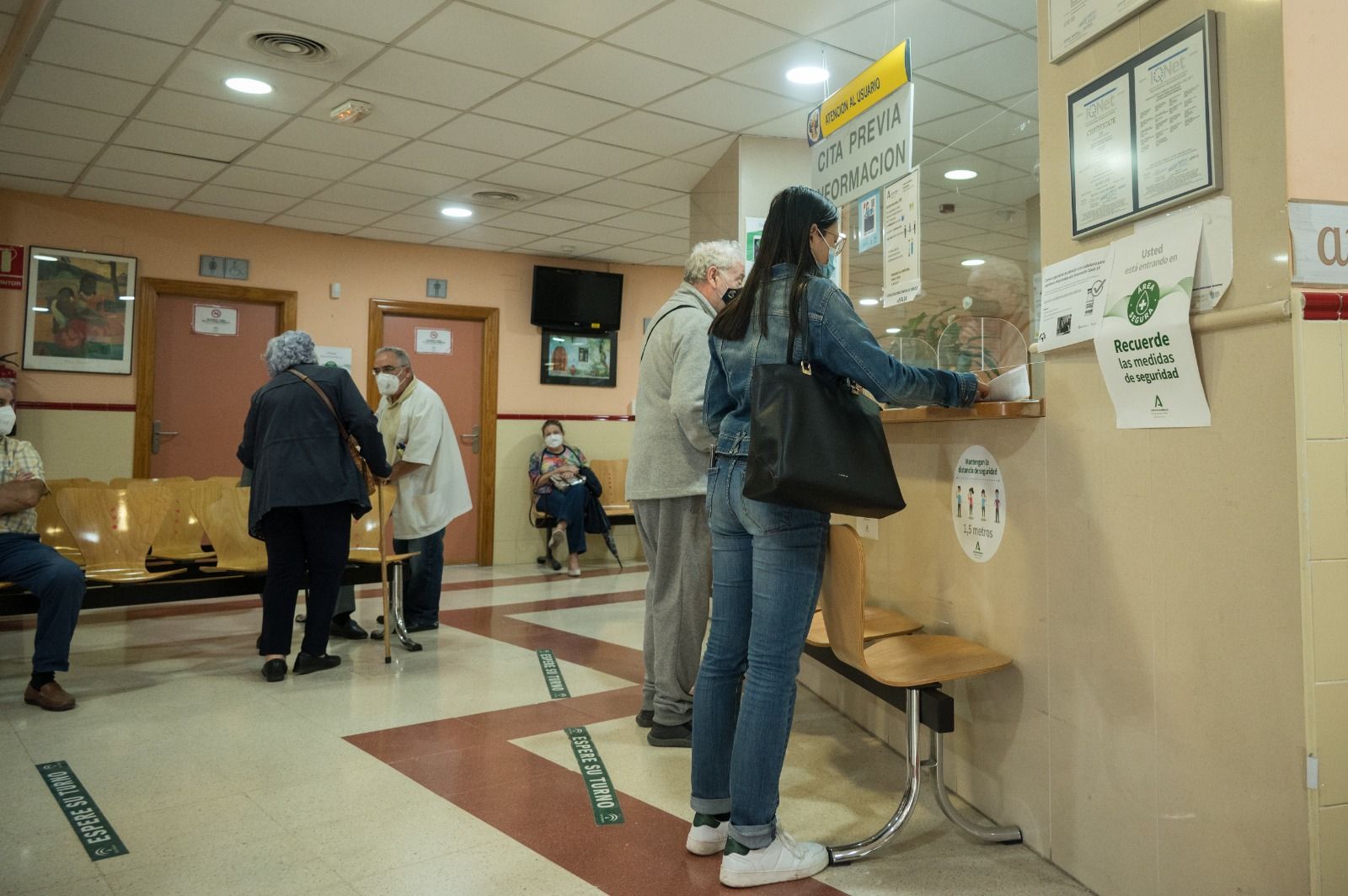Interior del centro de salud Fortuny-Velutti