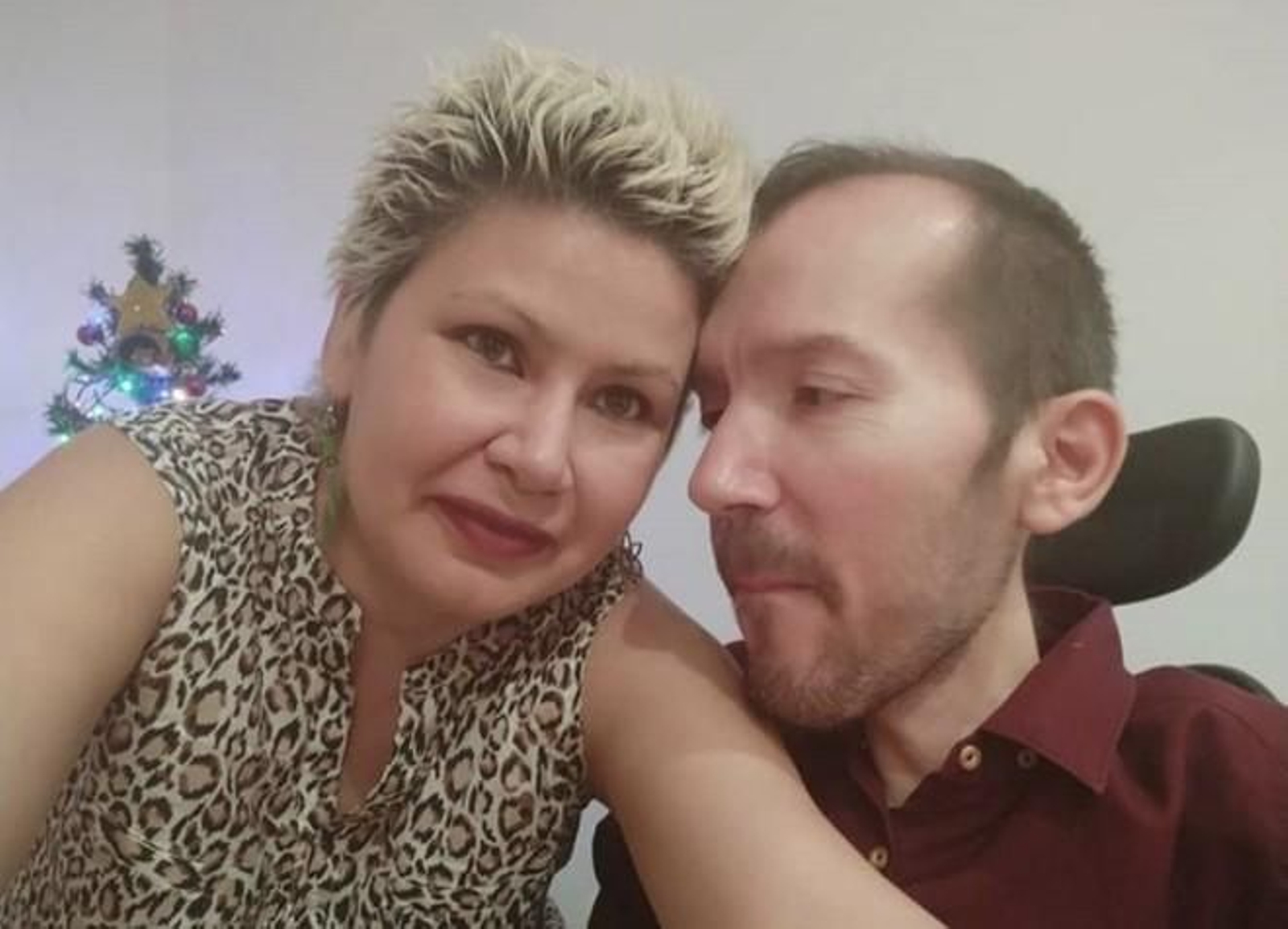 María Alejandra Nelo y su ya ex marido, Pablo Echenique, en una foto compartida en redes