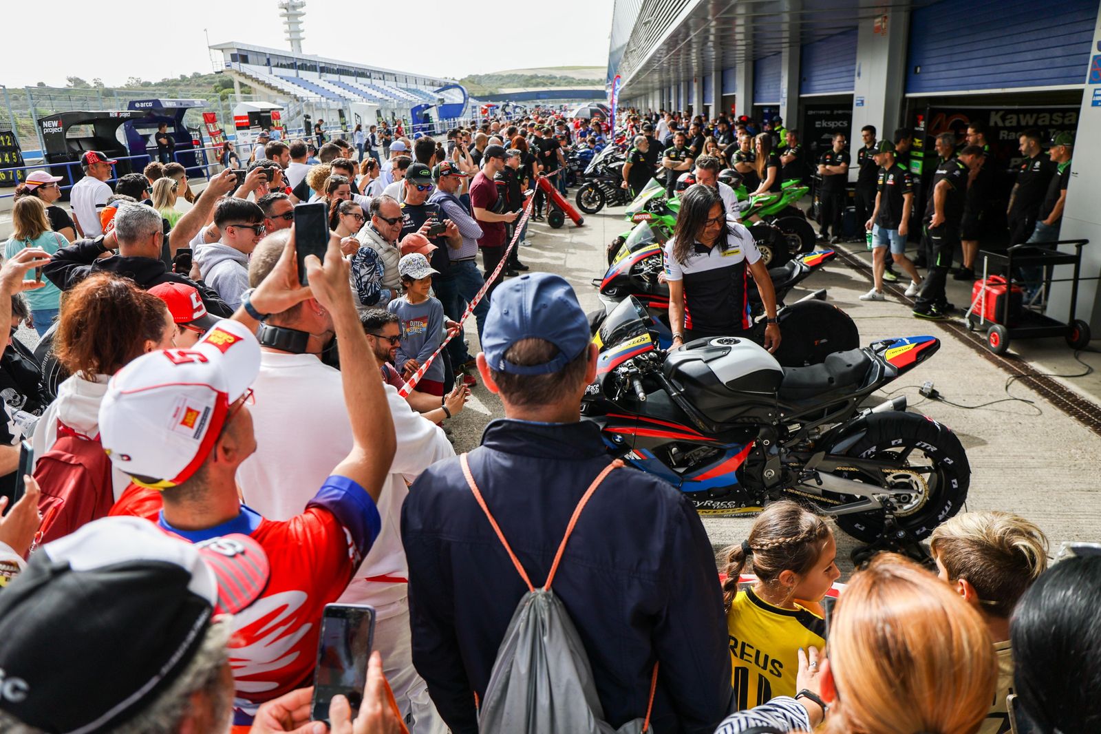 Numerosos aficionados se han dado cita en el Circuito durante el fin de semana de ESBK.