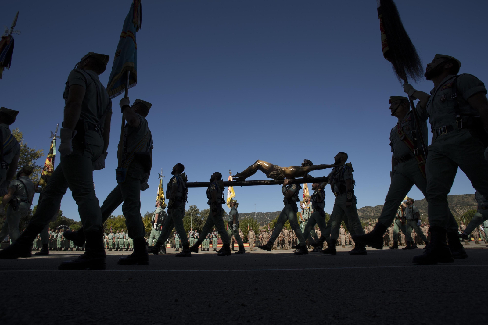 Las fotografías del acto de despedida del contingente de la Legión que partirá a Mali