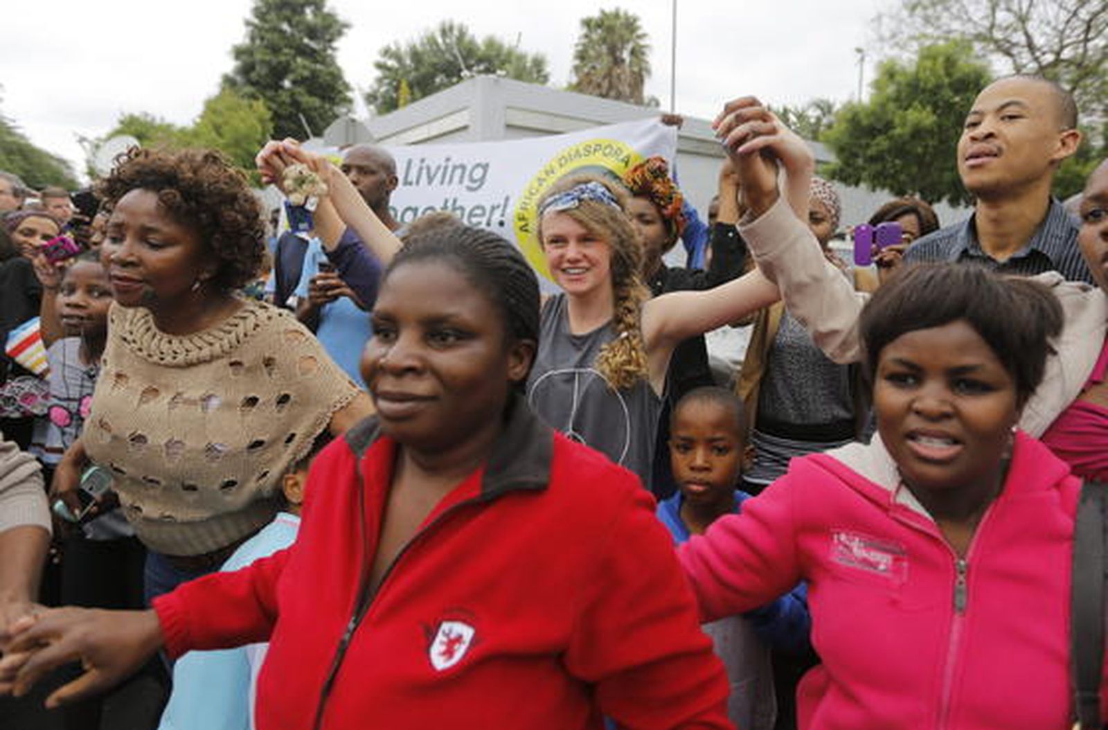 Concentraciones en Johannesburgo en recuerdo de Mandela.

Foto: EFE