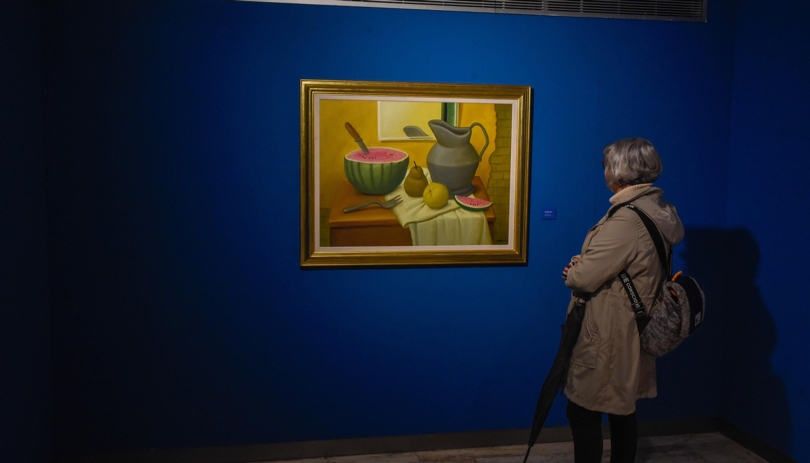 Inauguración  de la exposición sobre Fernando Botero