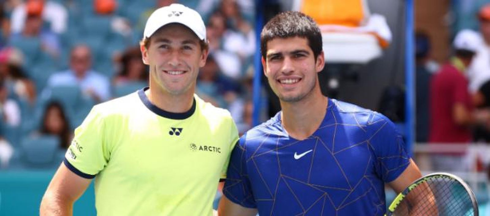 Casper Ruud y Carlos Alcaraz