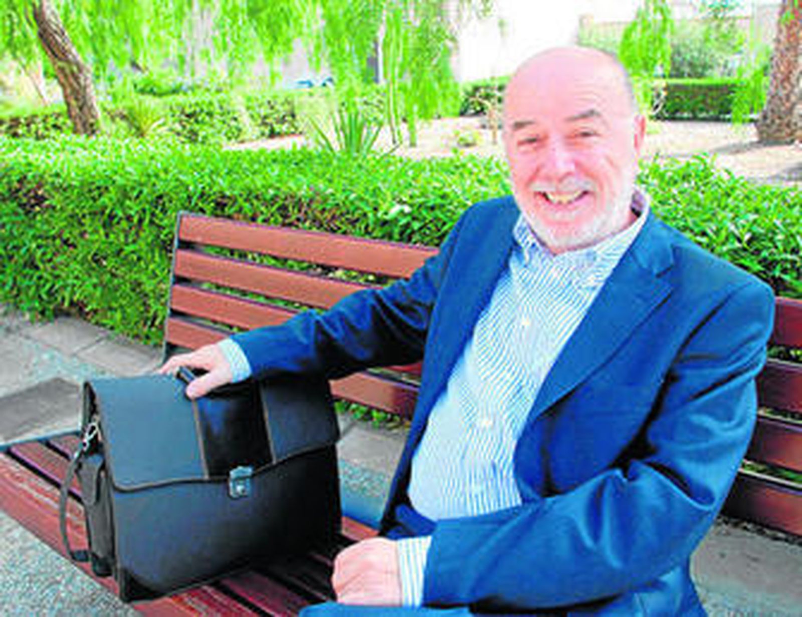 El candidato a rector Pedro Molina.