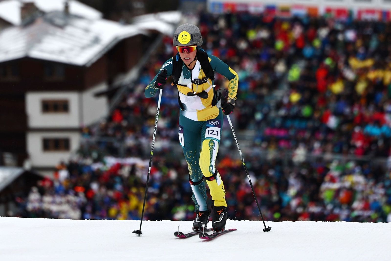 Las mejores fotos de la carrera de Ana Alonso y Oriol Cardona, bronce en el relevo mixto en los Juegos Olímpicos de Invierno