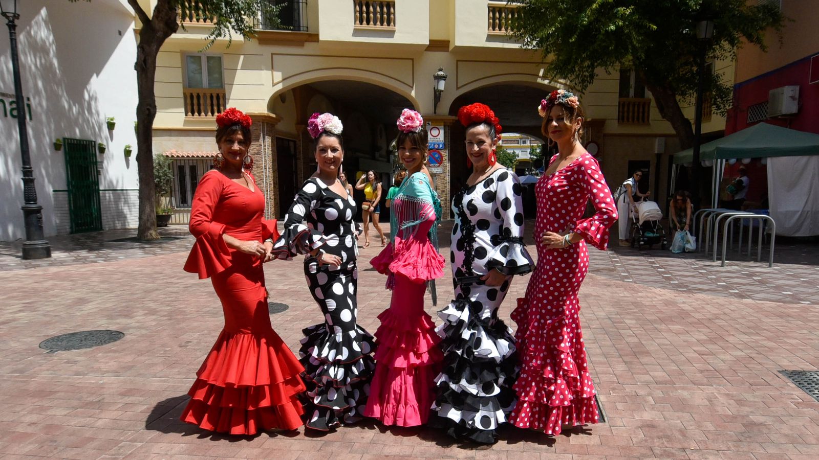 Las fotos del Domingo Rociero en el centro de la Línea
