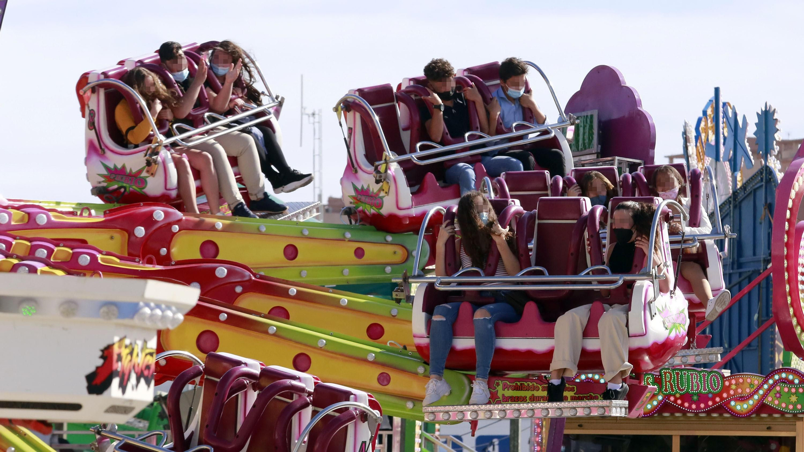 Imágenes del primer día de "cacharritos"