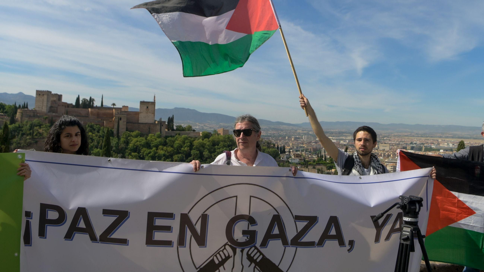Concentración en Granada de la plataforma Granada por la Paz contra el genocidio en Gaza | Imagen de archivo