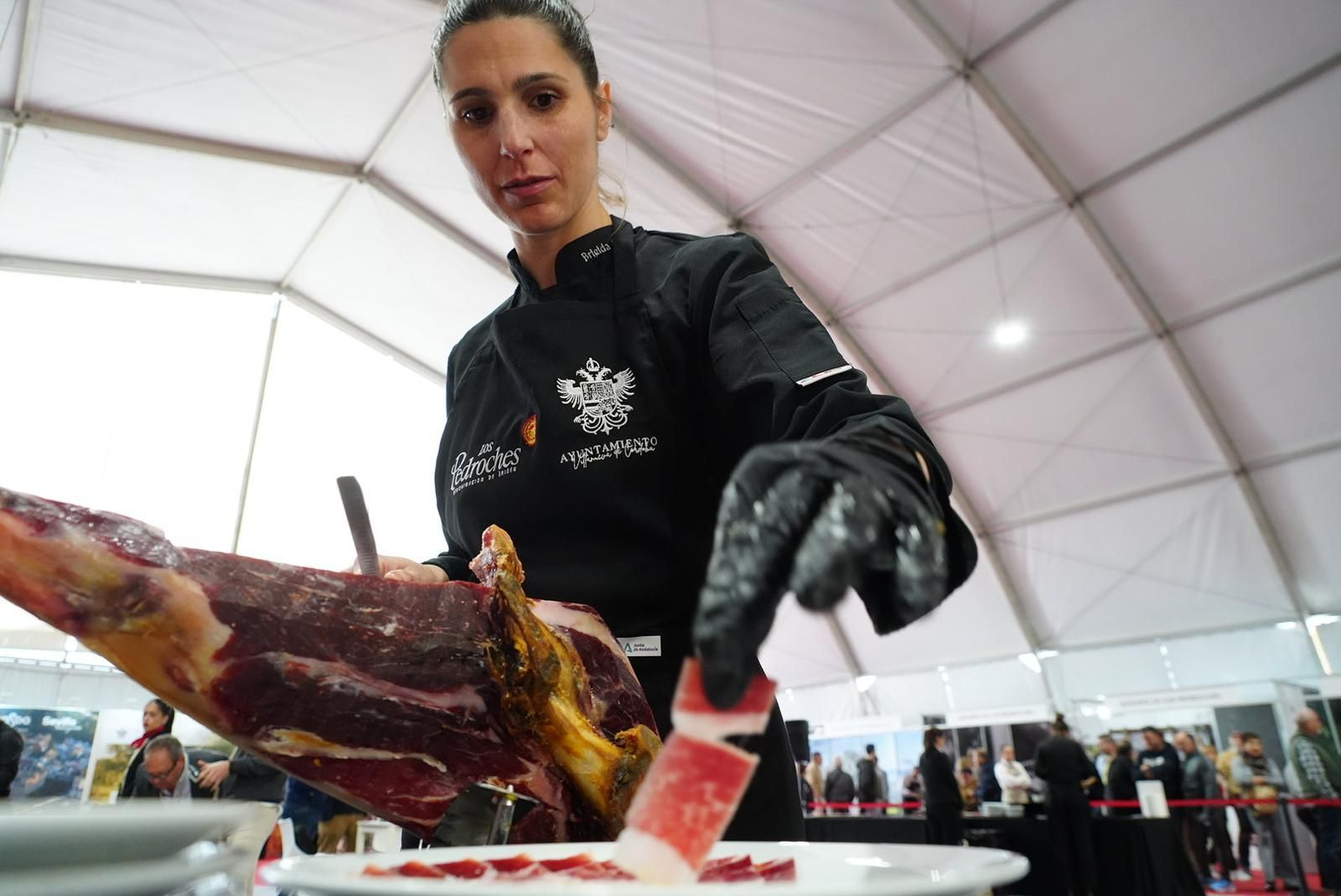 El último día de la Feria del Jamón 100% Ibérico de Los Pedroches