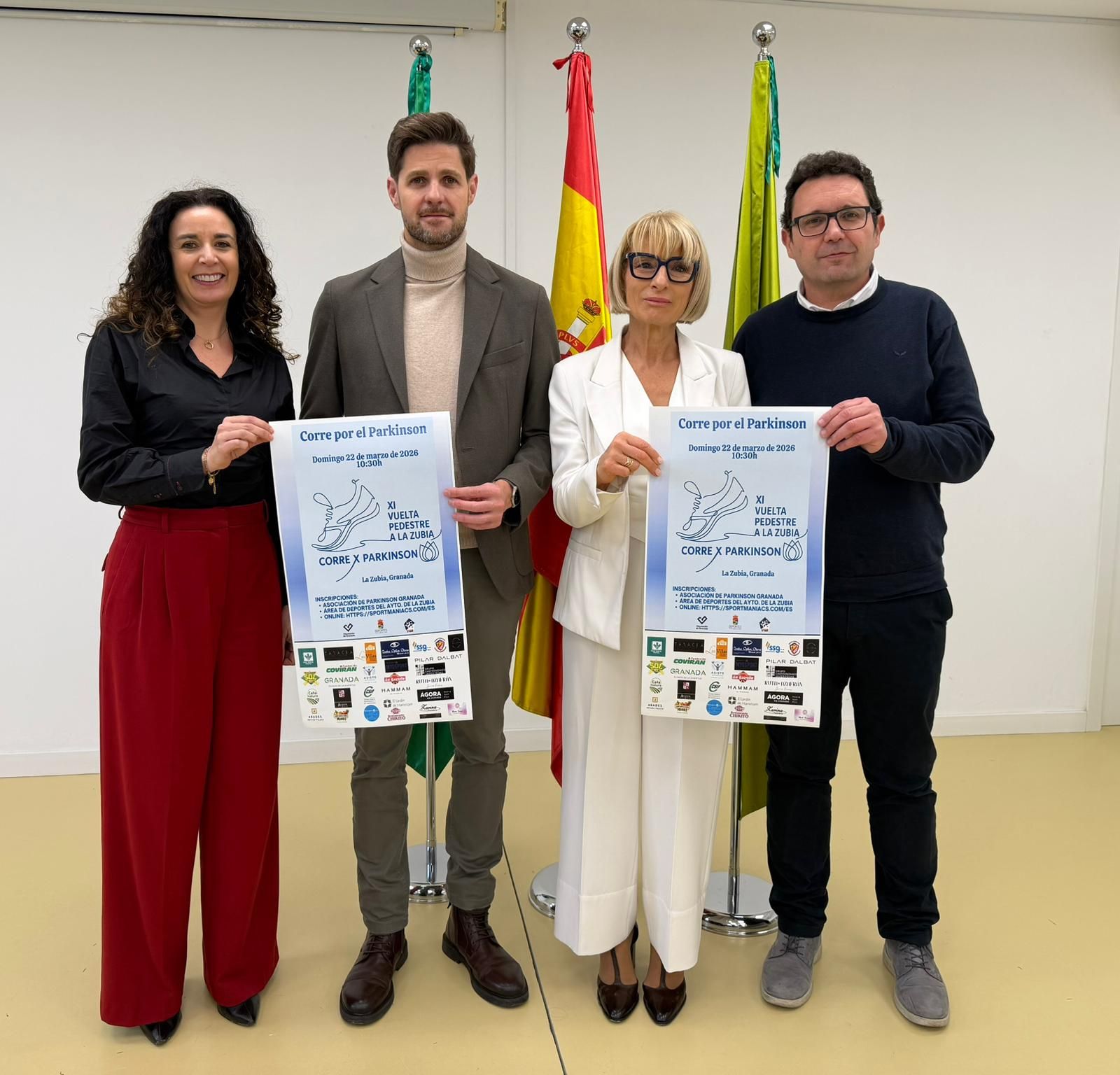 Momento de la presentación de la Carrera Solidaria 'Corre por el Parkinson'.