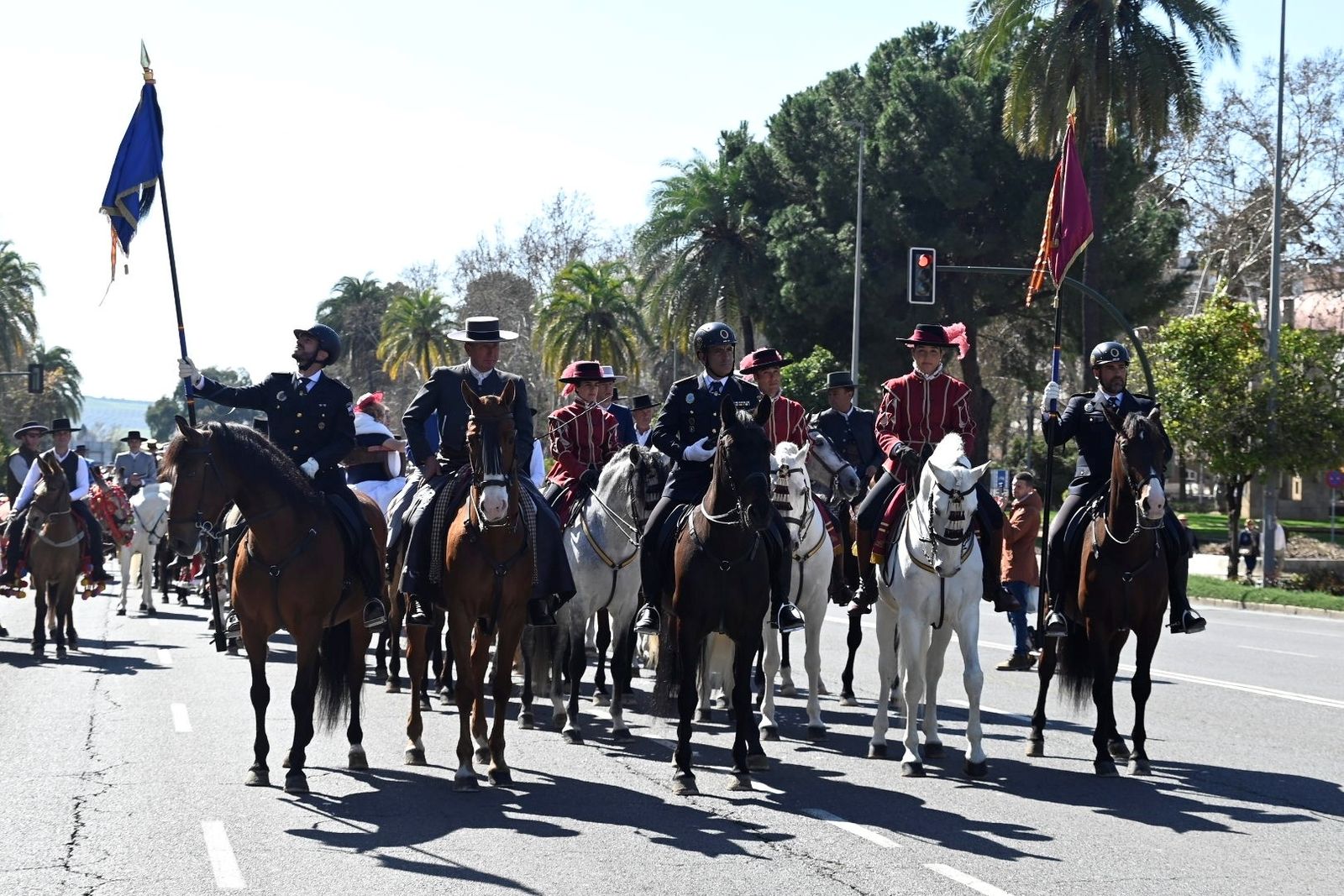 Participantes en la Marcha Hípica Córdoba a Caballo de 2024.