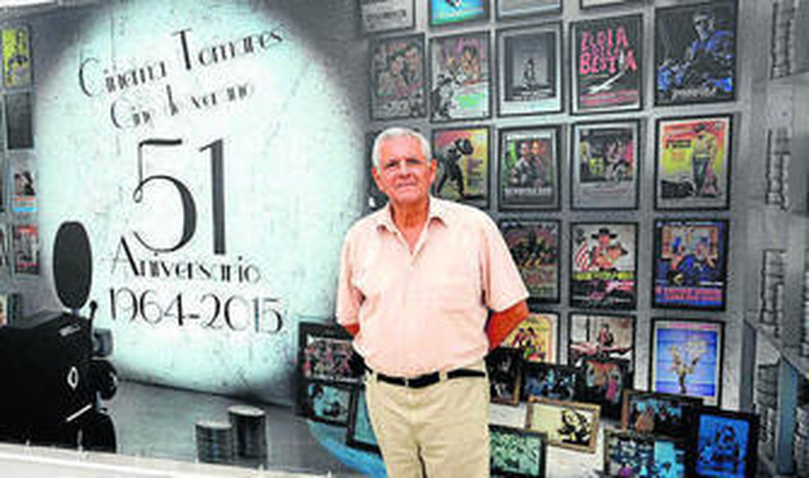 Rafael Cansino, responsable de Cinema Tomares.