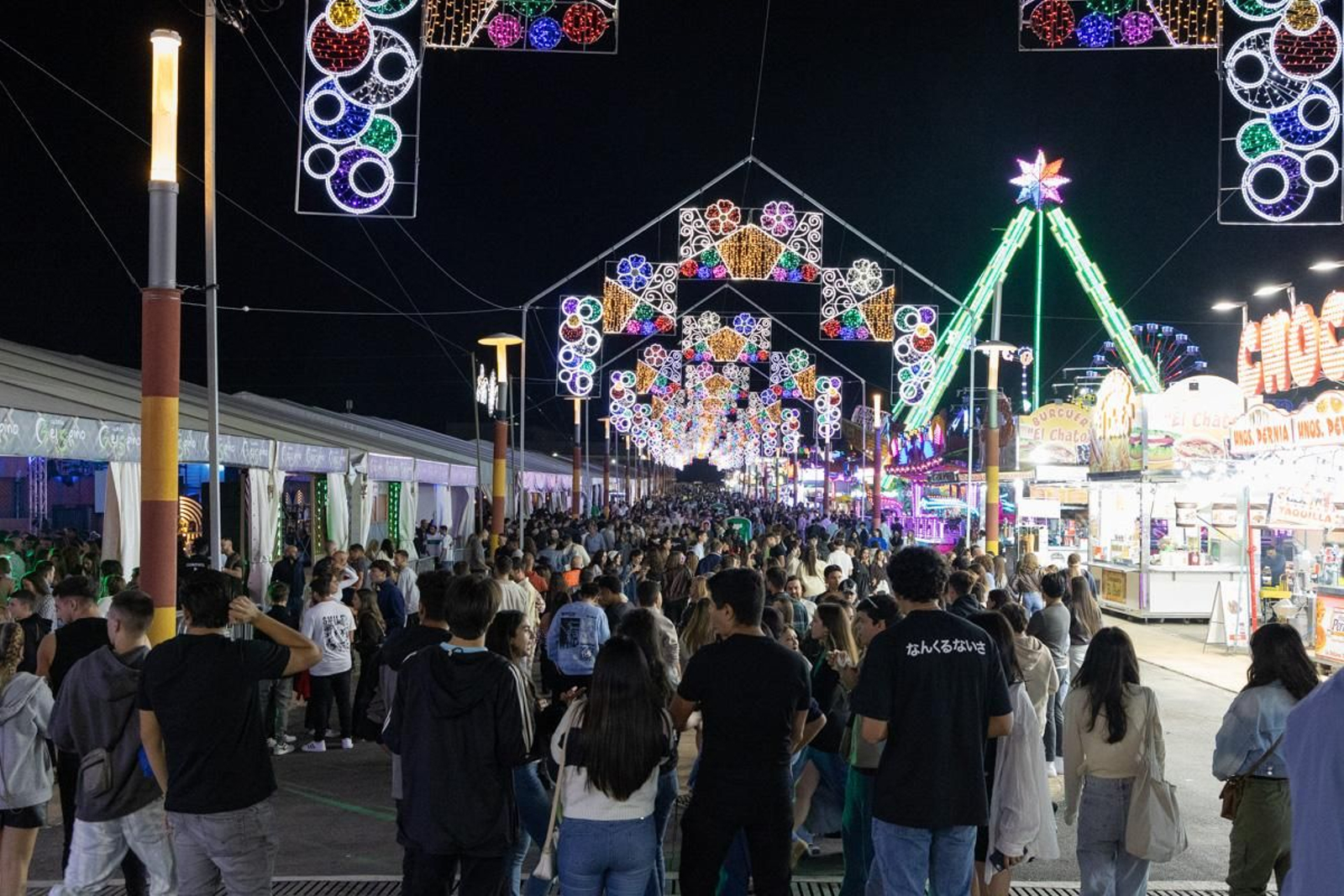 Feria de noche de San Lucas, en imágenes