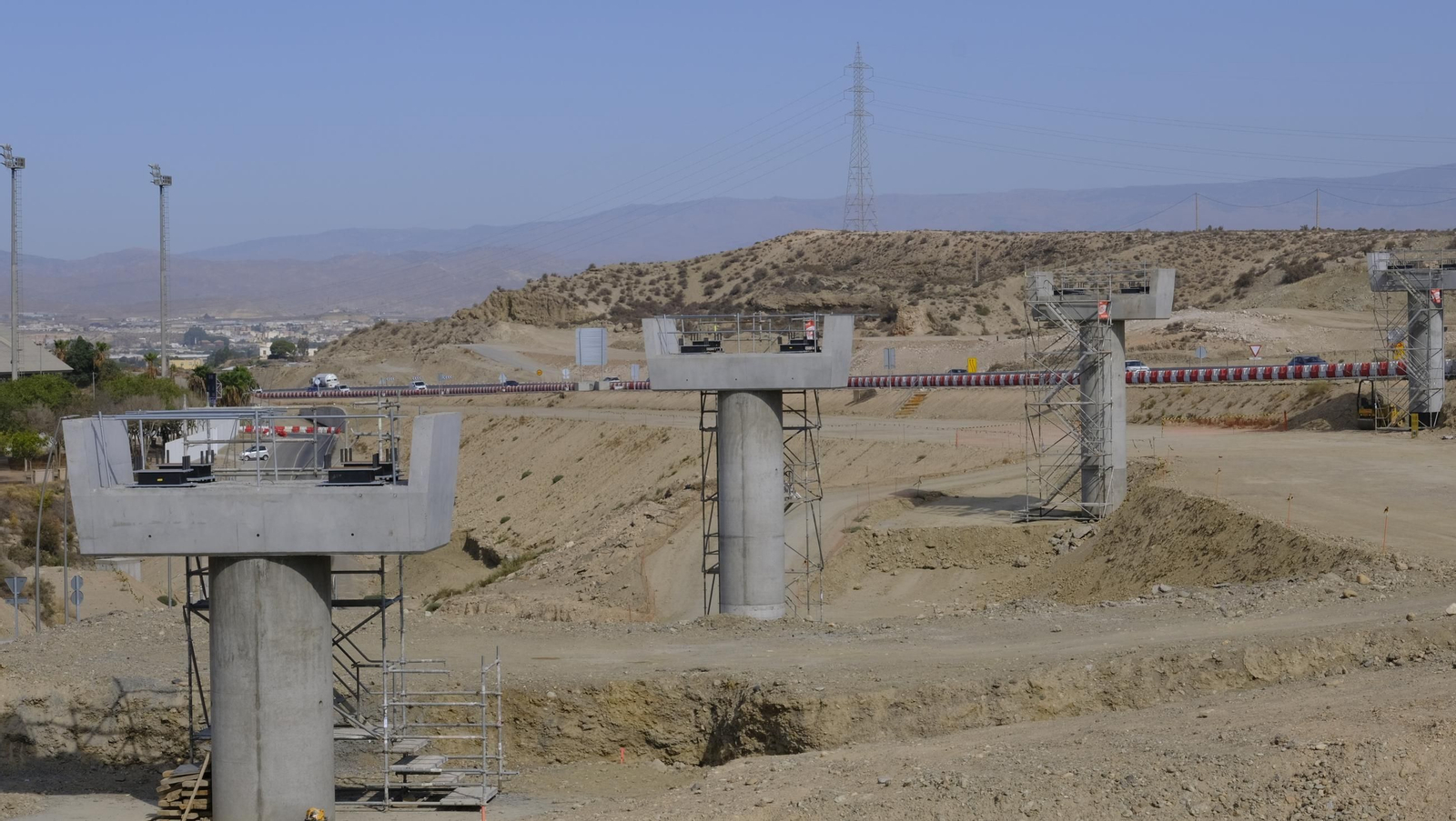 Las obras del nuevo enlace de Viator, en imágenes