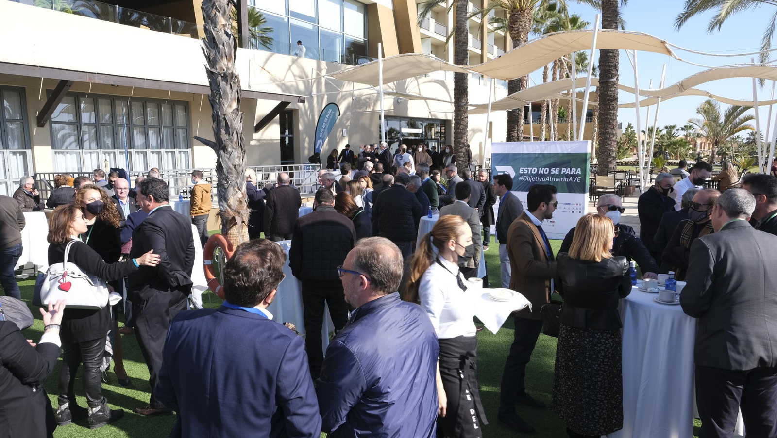Fotogalería acto reivindicación del AVE en Vera. Almería