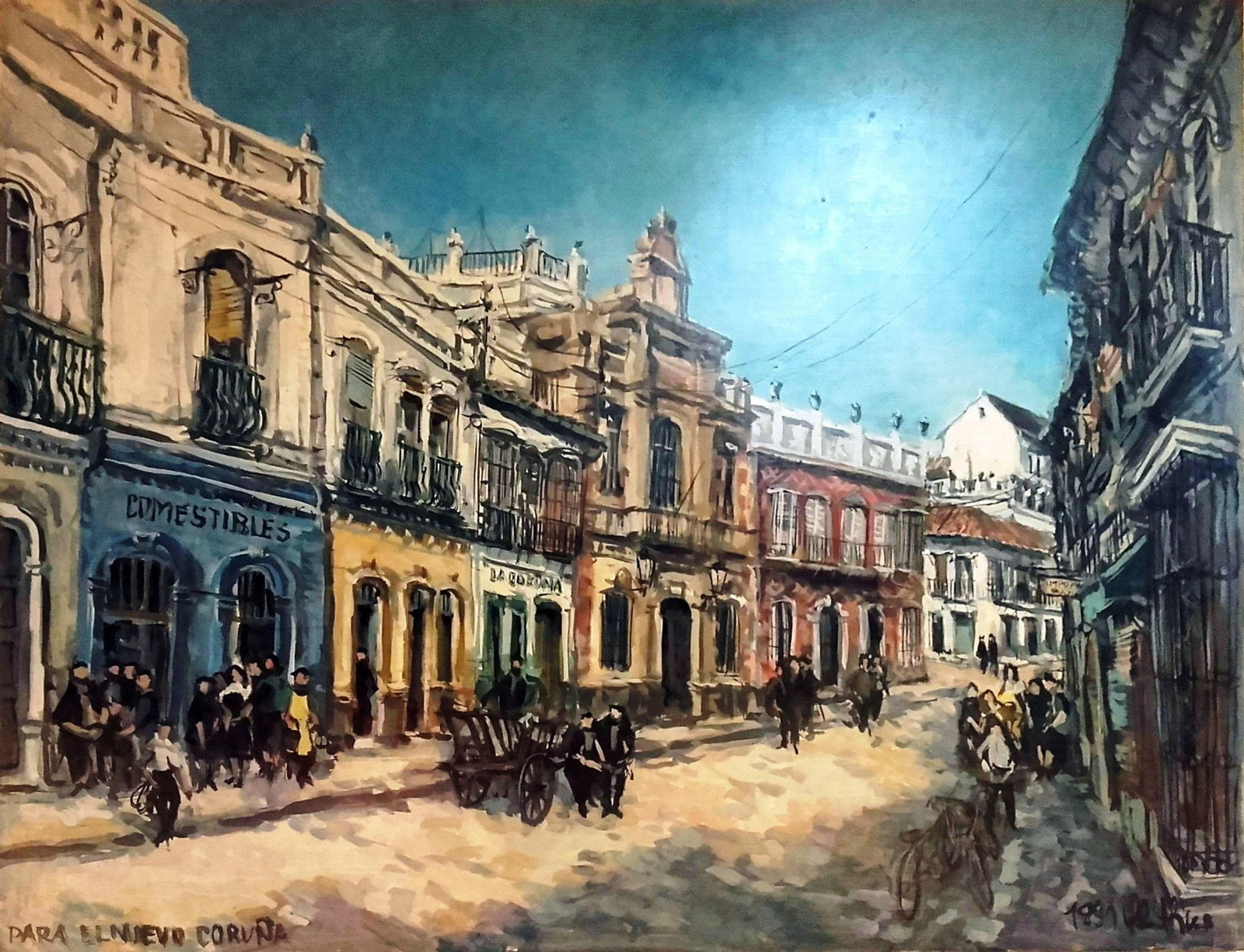 La calle Convento, por Helmut Siesser.