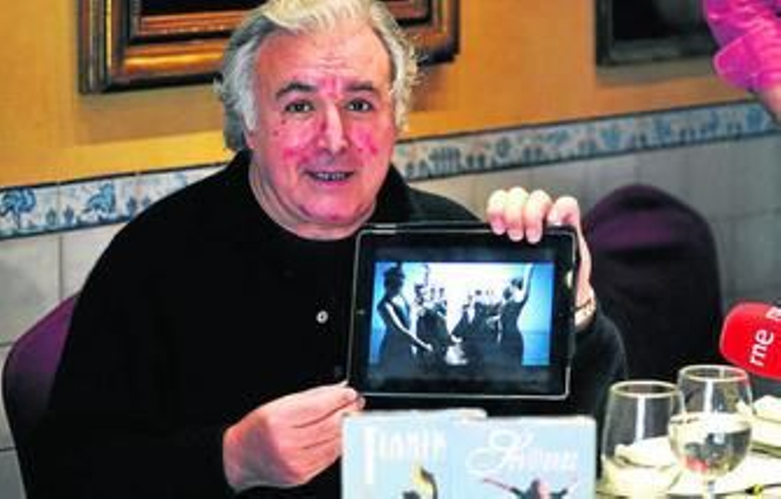Juan Lebrón, durante la presentación de su nuevo proyecto en torno a 'Flamenco' y 'Sevillanas'.
