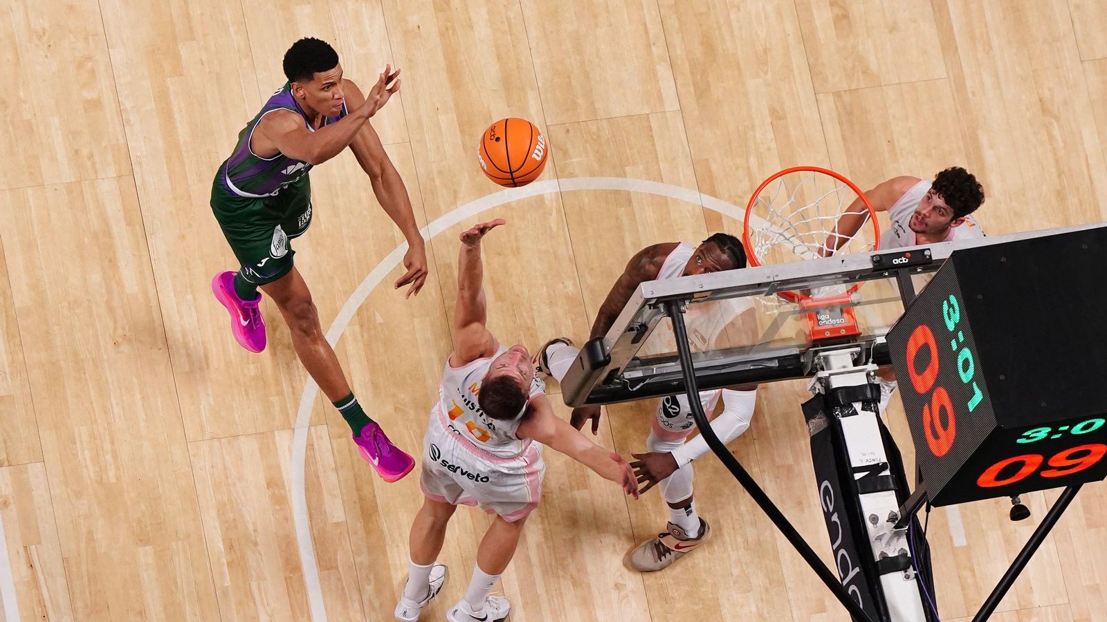 Las fotos del Unicaja-Hiopos Lleida