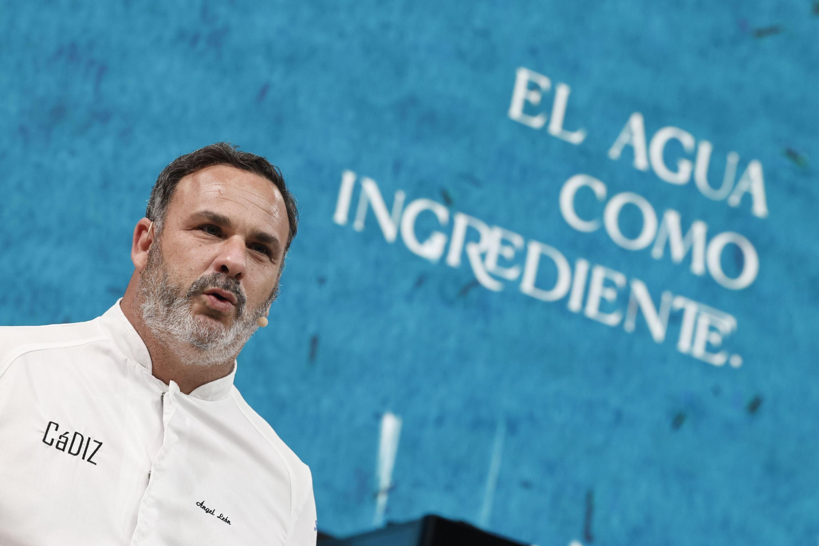 El chef jerezano Ángel León, en Madrid Fusión.