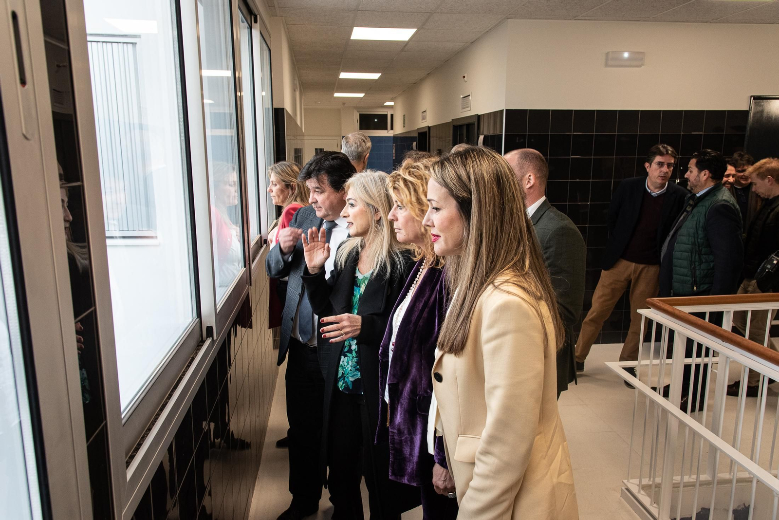 Imágenes de la visita de la Consejera de Desarrollo Educativo y Formación Profesional al nuevo colegio del Ensanche