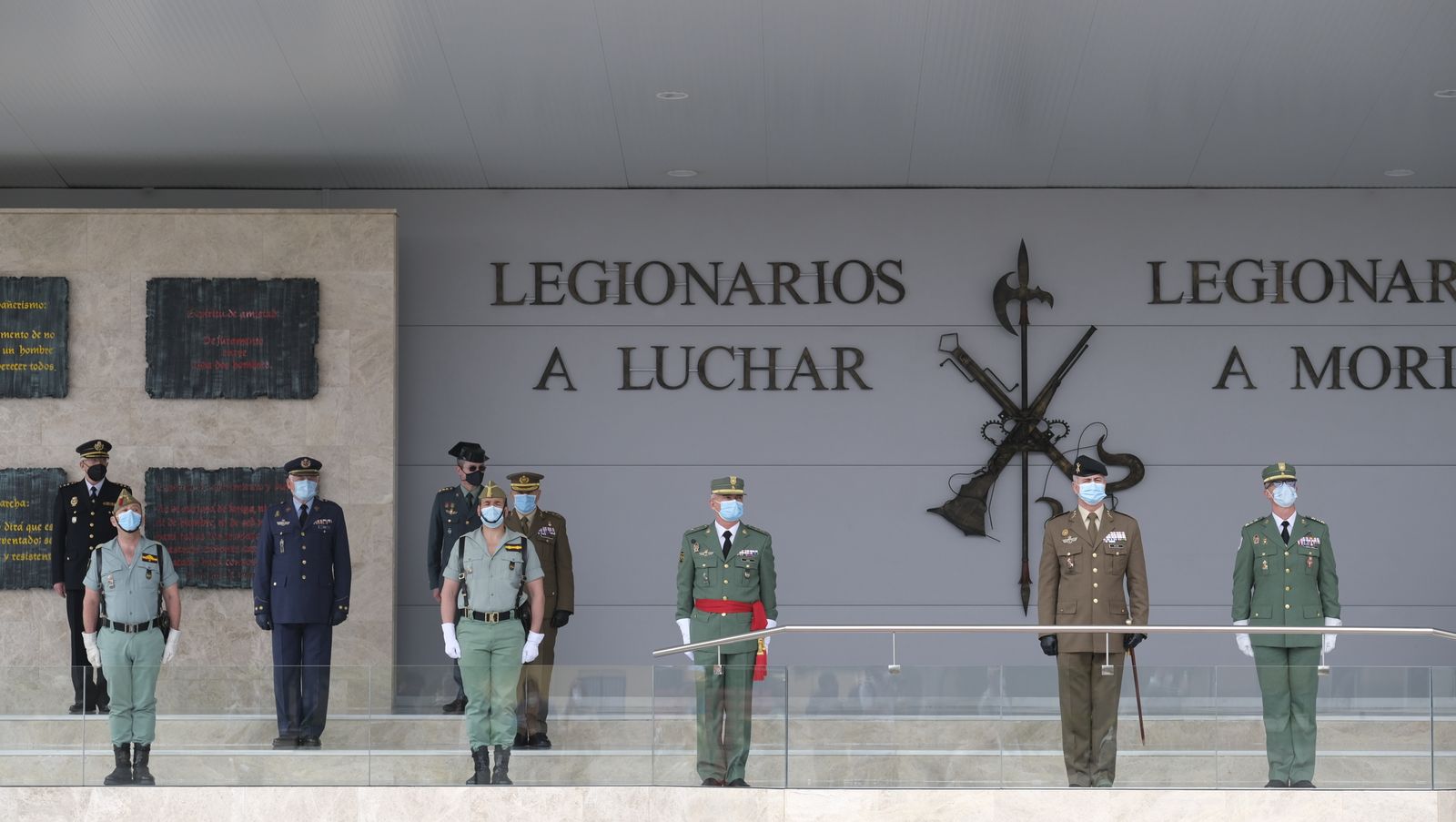 Fotogalería toma de posesión del General Melchor Marín Elvira. La Legión. Almería