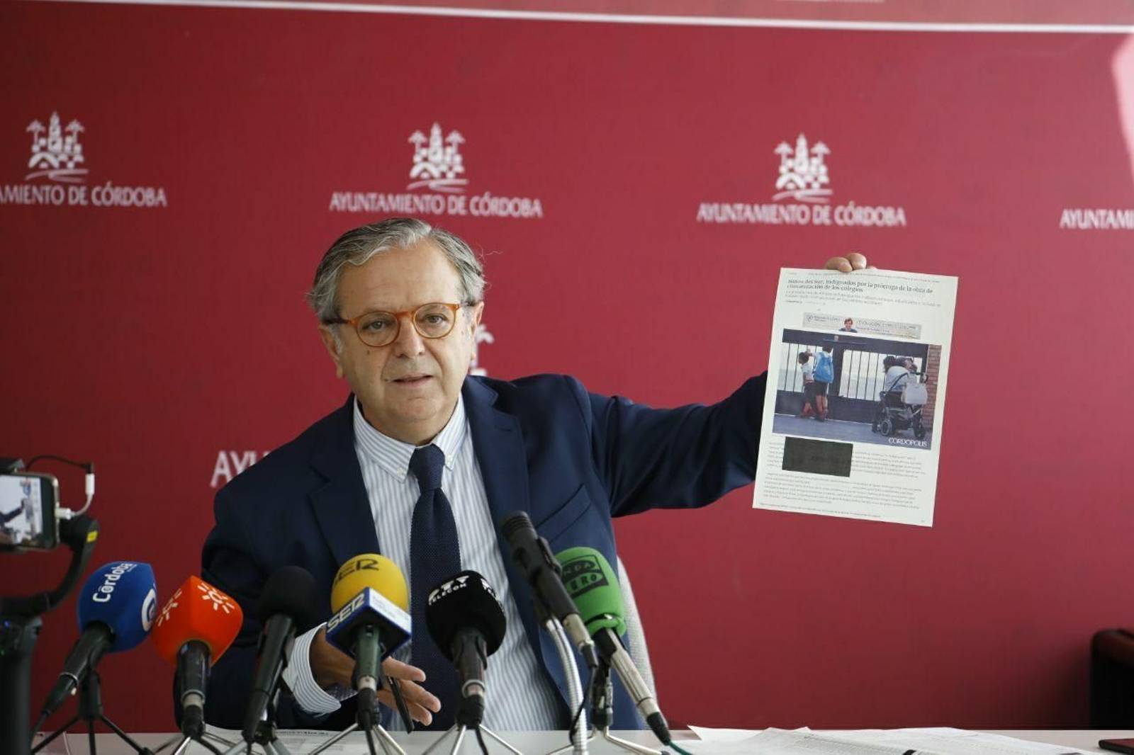 El presidente de la Gerencia Municipal de Urbanismo, Salvador Fuentes.